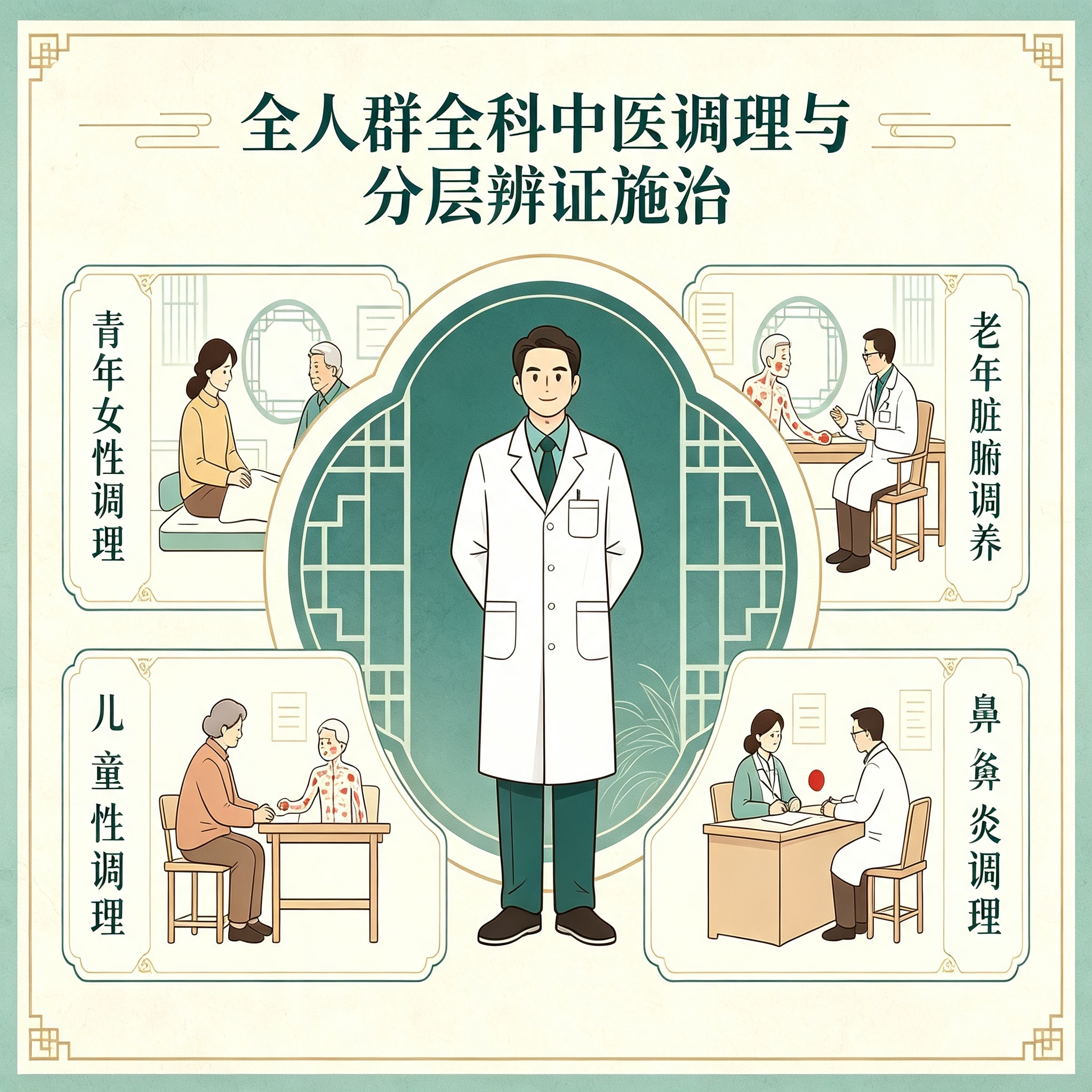 全人群全科中医调理优势：分层精细化辨证施